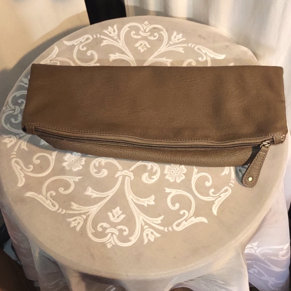 Free People vegan leather clutch